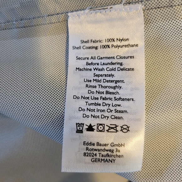 Eddie Bauer Black Waterproof Jacket XL - Picture 6 of 9